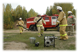 обучение добровольных пожарных